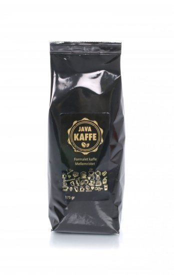Java Kaffe, Sort/Guld, 175 g.