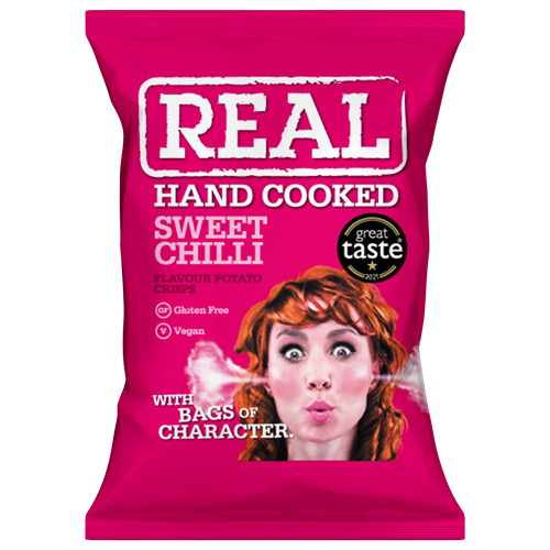 Real Chips, Sweet Chili, 35 g.