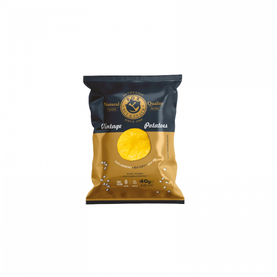 Vintage Potatoes, Seasalt, 40 g.