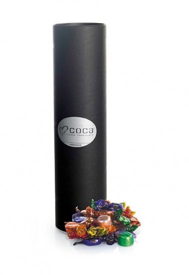 Sort Kartonrør, Cocktailmix, 400 g.