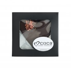 Sort rudeæske, 1 stk. Marcipanhjerte 45 g.