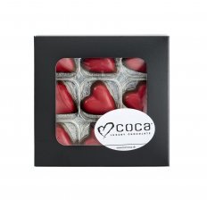 Sort rudeæske, 9 stk. Sweethearts, 100 g.