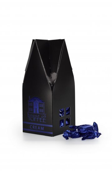 House of toffee, Blå karameller, (Cream), 100 g.