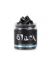 Black Liquorice dåse, Salt lakrids, 170 g.