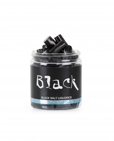 Black Liquorice dåse, Salt lakrids, 170 g.