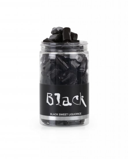 Black Liquorice dåse, Sød lakrids, 270 g.