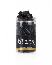 Black Liquorice dåse, Chili lakrids, 270 g.