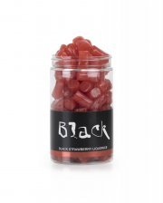 Black Liquorice dåse, Jordbær lakrids, 270 g.