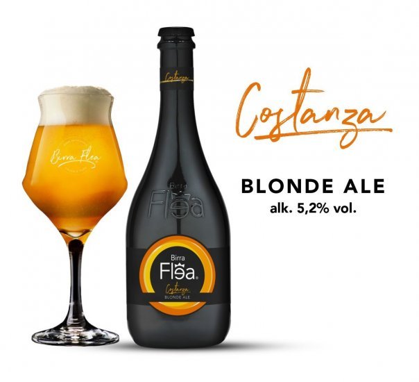 Birra Flea, Costanza, Blonde Ale, 5,2%, 33 cl. (Gul)