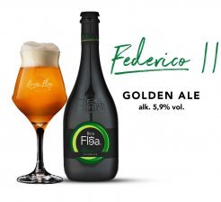 Birra Flea, Federico II, Golden Ale, 5,9%, 33 cl. (Grøn)