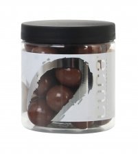 Silverheart dåse sølv/hvid, Hasselnødder m/ lys chokolade, 150 g.