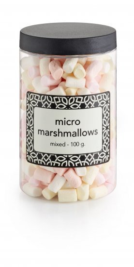 Dåse, Micro marshmallow, 100 g.