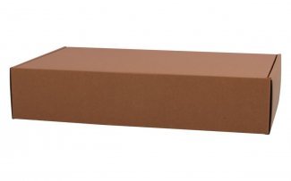 Kartonæske Natur til 6 fl. Høj (555x340x120 mm.)