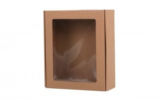 Gaveæske Natur XS m. rude (235x200x70 mm.)