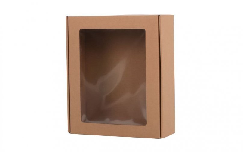 Gaveæske Natur XS m. rude (235x200x70 mm.)