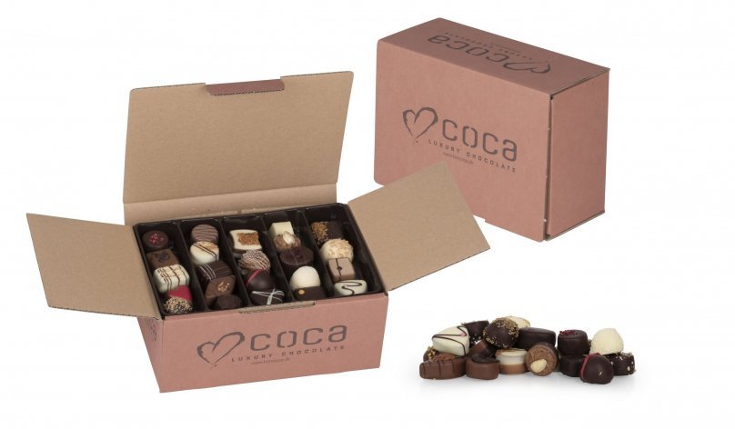 Restaurant pakke, Fyldt luksus chokolade ass, 1000 g.