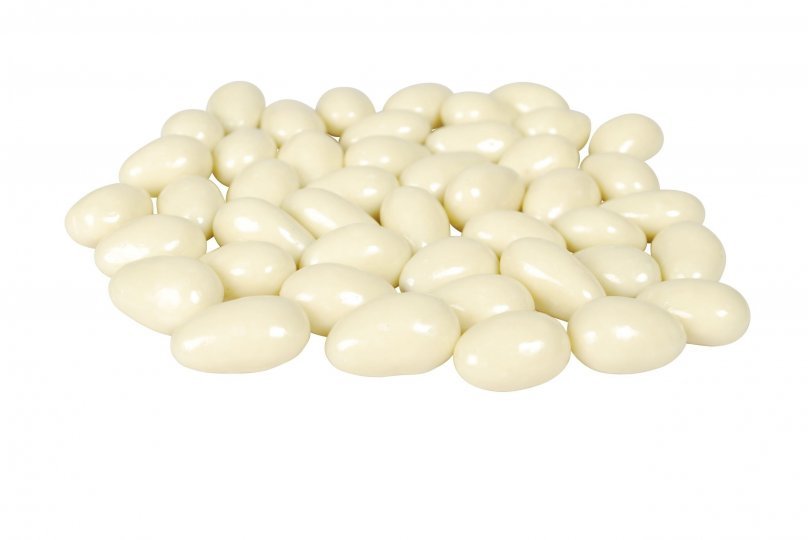 Bulk, Mandler m/ hvid chokolade, 1000 g.