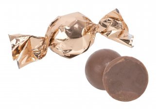 Bulk, Bronze chokolade balls, m/ Orange/Kanel, 1000 g. (15 g. pr. stk.)
