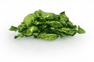 Bulk, Grønne karameller (Chocolade), 1000 g.