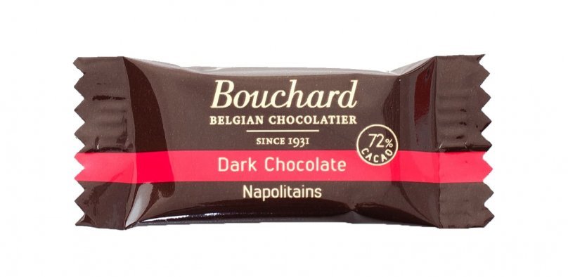 Bouchard chokolade, 72 % Mørk chokolade, 1000 g.