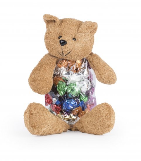 *Stor bamse, Mixede chokolade balls, 400 g.