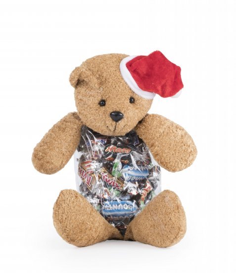 Bamse m/nissehue - 400 gr. Mars Miniaturemix