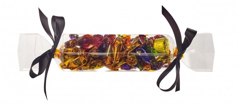 Transparent Jule-/Nytårsknallert - 200 gr. Cocktailmix