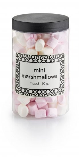Dåse, Mini marshmallow, 90 g.