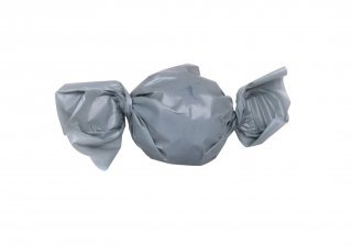 Bulk, Lysblå/petrol mat chokolade balls, m/ Saltkaramel, 1000 g. (15 g. pr. stk.)