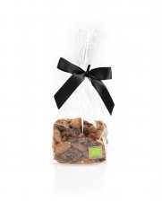 Cellofanpose m/ sort sløjfe, Økologisk gløgg mix, 90 g.