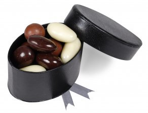 Sort Hatteæske, Bl. nødder & mandler, 40 g.