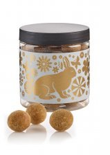 Bøtte, Dansk Lakridskugle m/dulce chokolade & Karamel, 150 g.