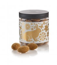 Bøtte, Dansk Mandel m/Hvid Chokolade & Lakridspulver, 150 g.