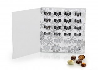 Julekalender, 24 stk. Luksus chokolade, 240 g.