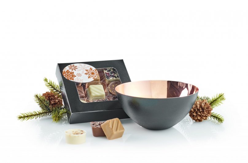 Chokolade & Krenit skål 12 Kobber - 2025