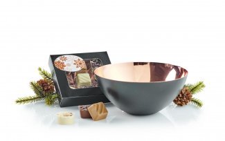 Chokolade & Krenit skål 16 Kobber - 2024