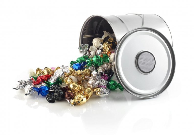 Kundegaven Chokoladekugler 1700g - Sølv