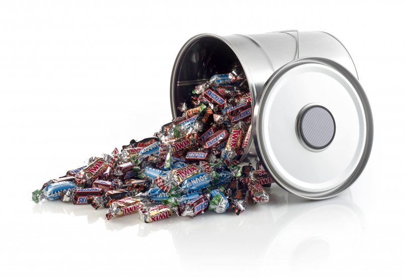 Kundegaven Mars Miniature Mix 1800g - Sølv