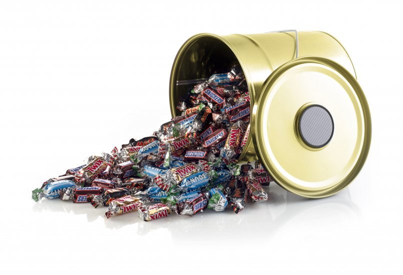 Kundegaven Mars Miniature Mix 1800g - Guld