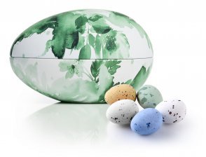 Metalæg Grøn Blomst, Belgiske Fugleæg, 200 g.