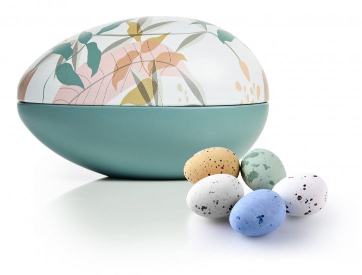 Metalæg Green Leaves, Belgiske Fugleæg, 200 g.