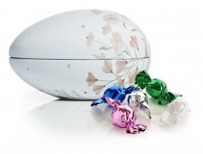 Metalæg Pink Flowers, Chokoladekugler, 150 g.