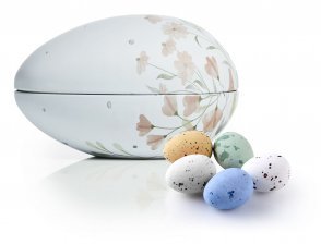 Metalæg Pink Flowers, Belgiske Fugleæg, 200 g.