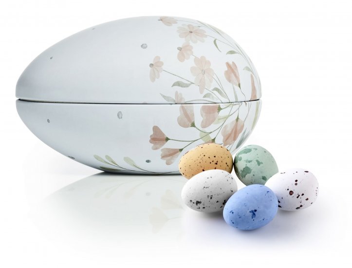 Metalæg Pink Flowers, Belgiske Fugleæg, 200 g.