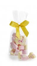 Cellofanposer m/gulsløjfe, Påskeskum, 50 g.