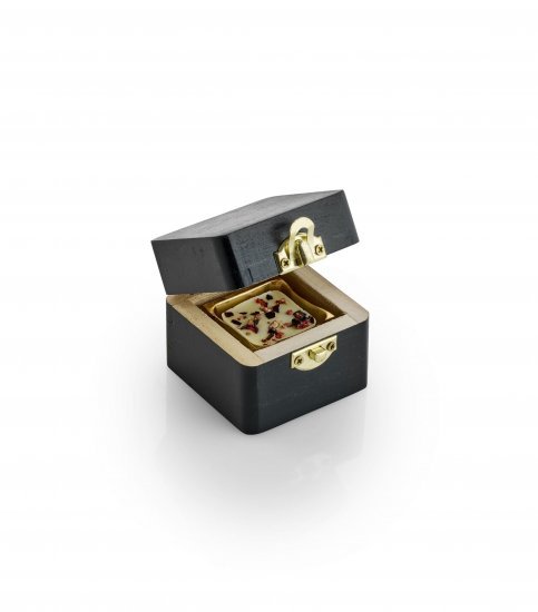 *Sort Trææske, 1 stk. Luksus chokolade, 10 g.