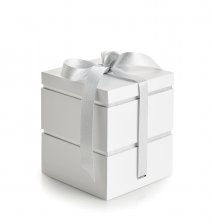 Stable æske 2-Lag Hvid/Sølv, Luksus, Mix Balls, 280 g.