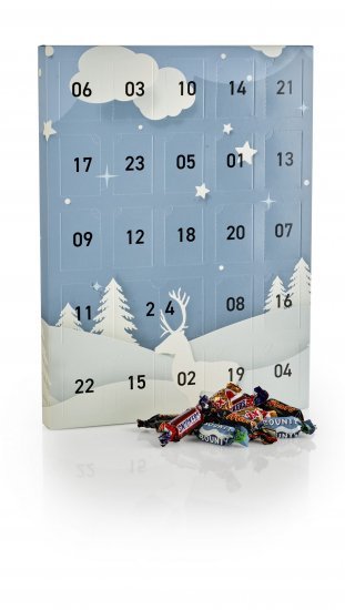 Deer Julekalender, Mars Miniature Mix, 265 g.