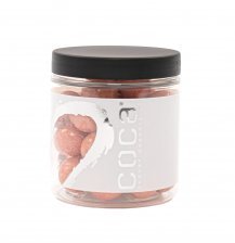 Silverheart dåse sølv/hvid, Lakridskugler m/sød lakrids, hvid chokolade & hindbær, 150 g.