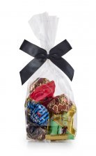 Cellofanposer m/ sort sløjfe, Toms Festival Mix, 90 g.